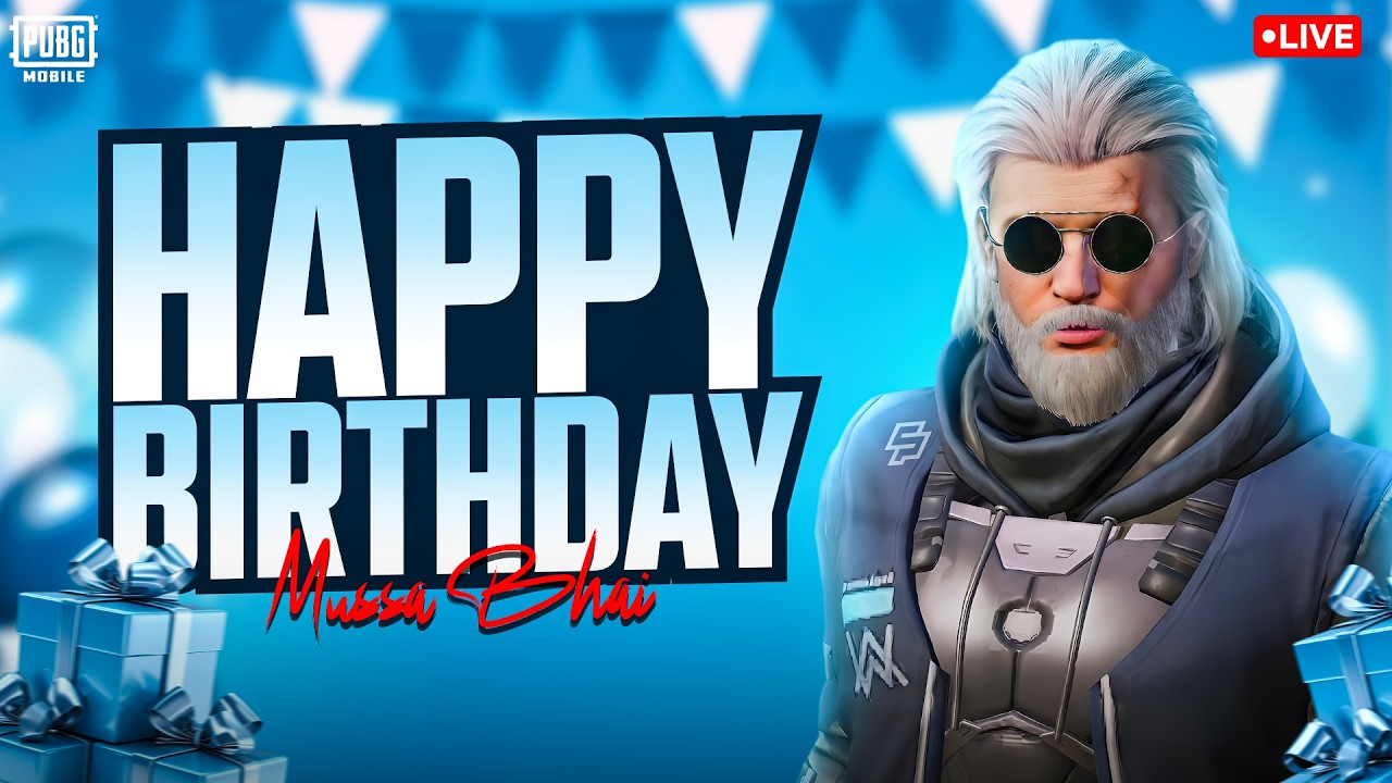 1000 PKR CASH ROOMS - HAPPY BIRTHDAY MUSSA BHAI 🎉 |  PUBG MOBILE LIVE CUSTOM ROOMS  - SAAD ETC