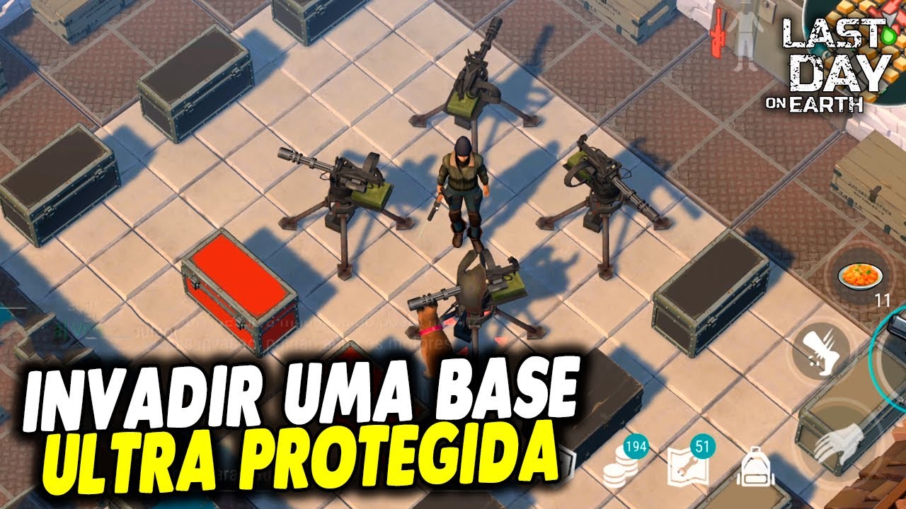INVADIR UMA BASE ULTRA PROTEGIDA INVASÃO DUPLA - Last Day On Earth
