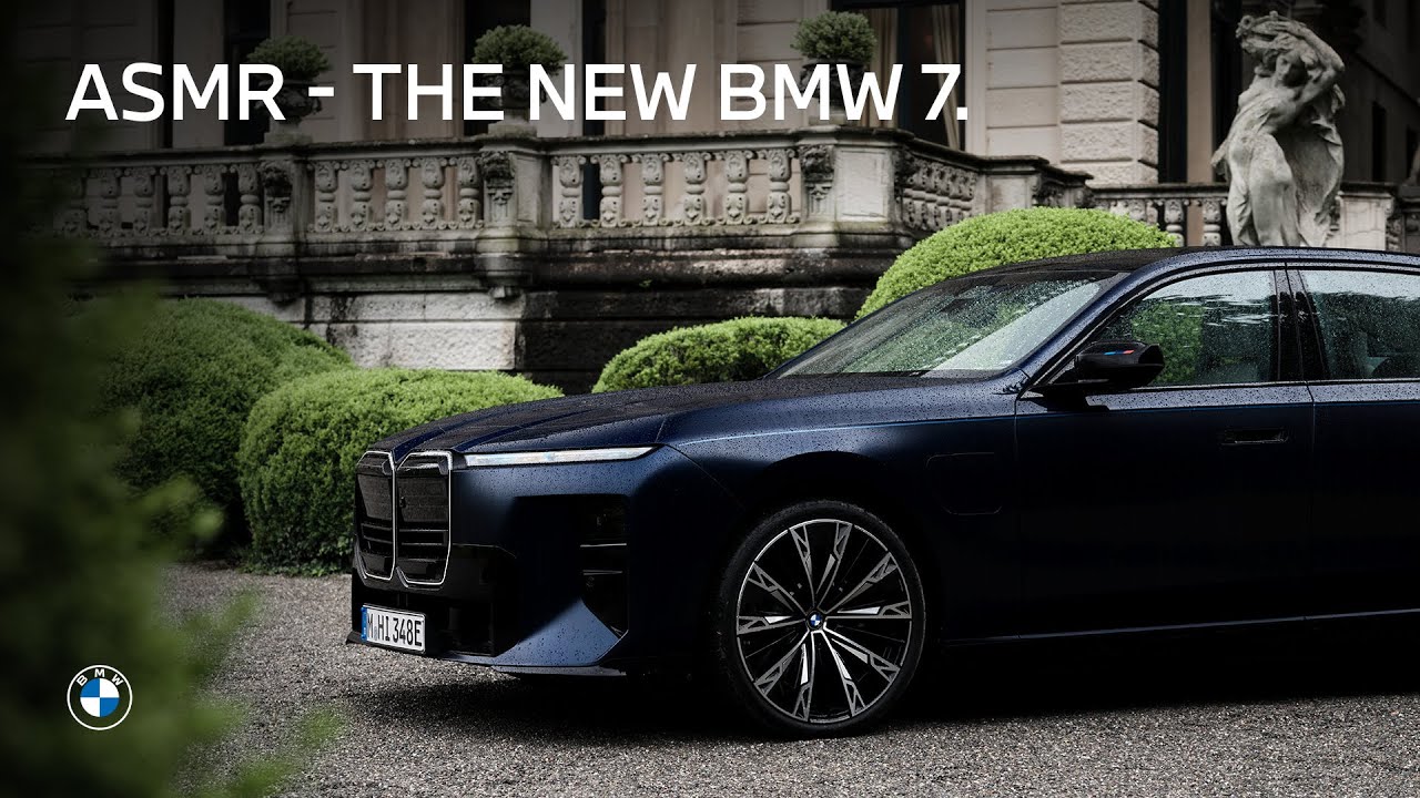 ASMR | The new BMW 7 at Lake Como