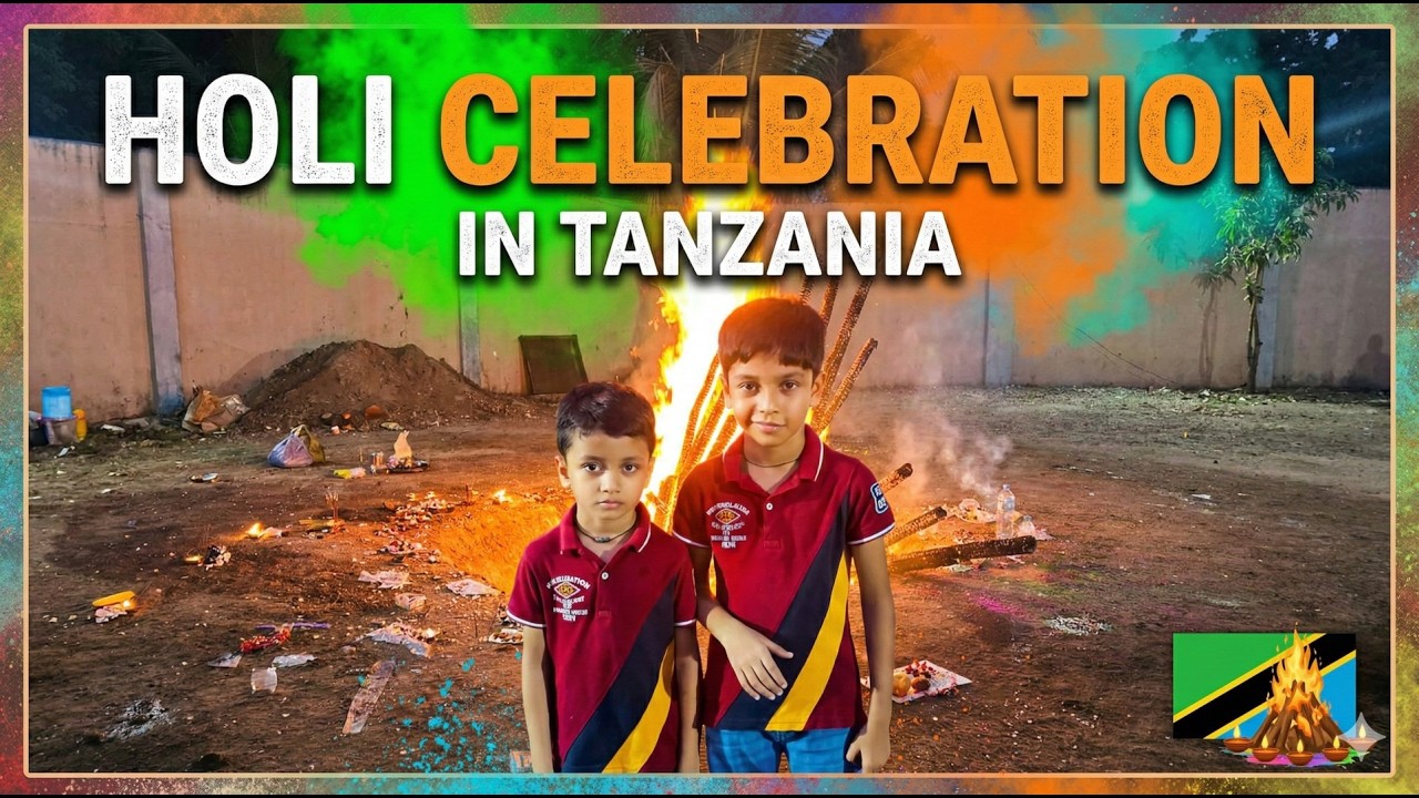 Tanzania: INSANE Holi 2026 Celebration in Kumbharwada, Dar es Salaam! 🌈🔥