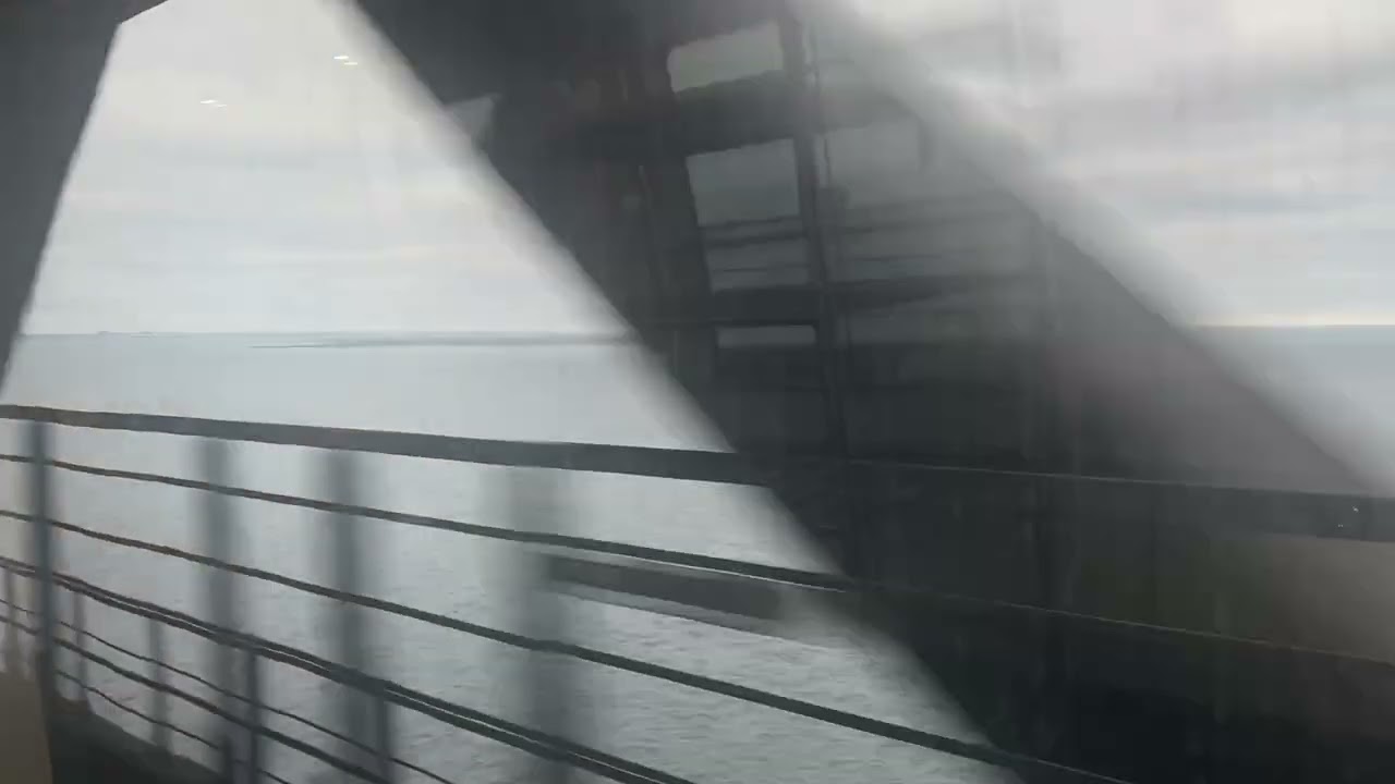 CROSSING THE ØRESUND BRIDGE: Öresundståg Train ride from Malmö C to Ørestad
