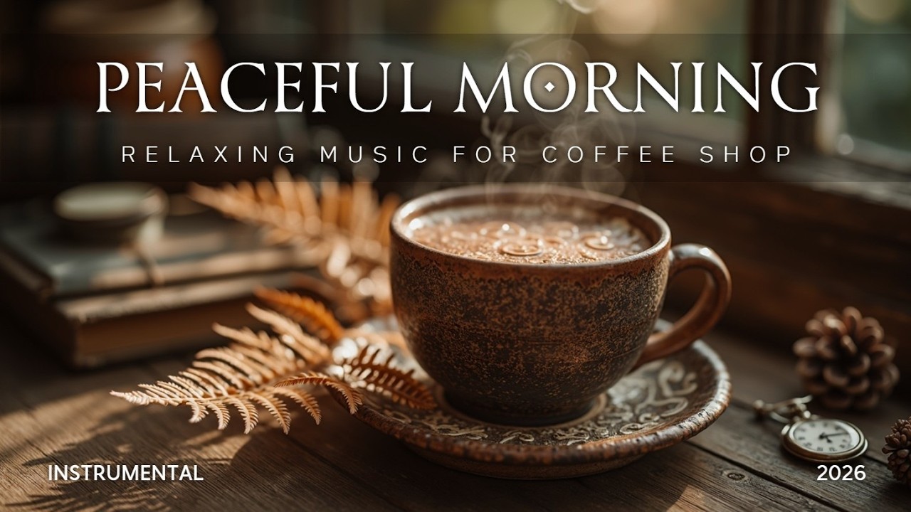 Acoustic Guitar Instrumental - Peaceful Morning Coffee Guitar ~ Cozy Guitar Ambience for Studying
