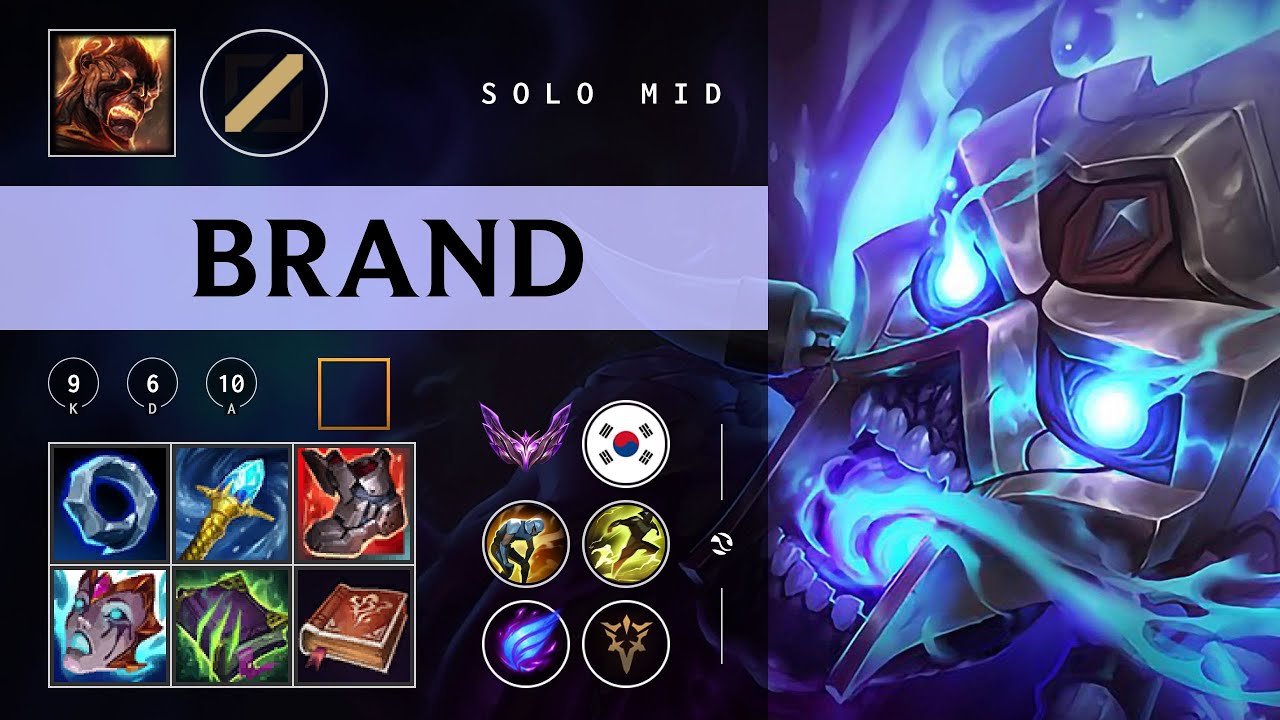 Brand Mid vs Yasuo - KR Master Patch 26.03