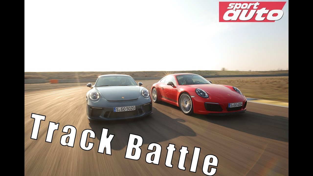 Track Battle Porsche 911 GT3 Touring vs. 911 Carrera T | Monza & Modena | sport auto