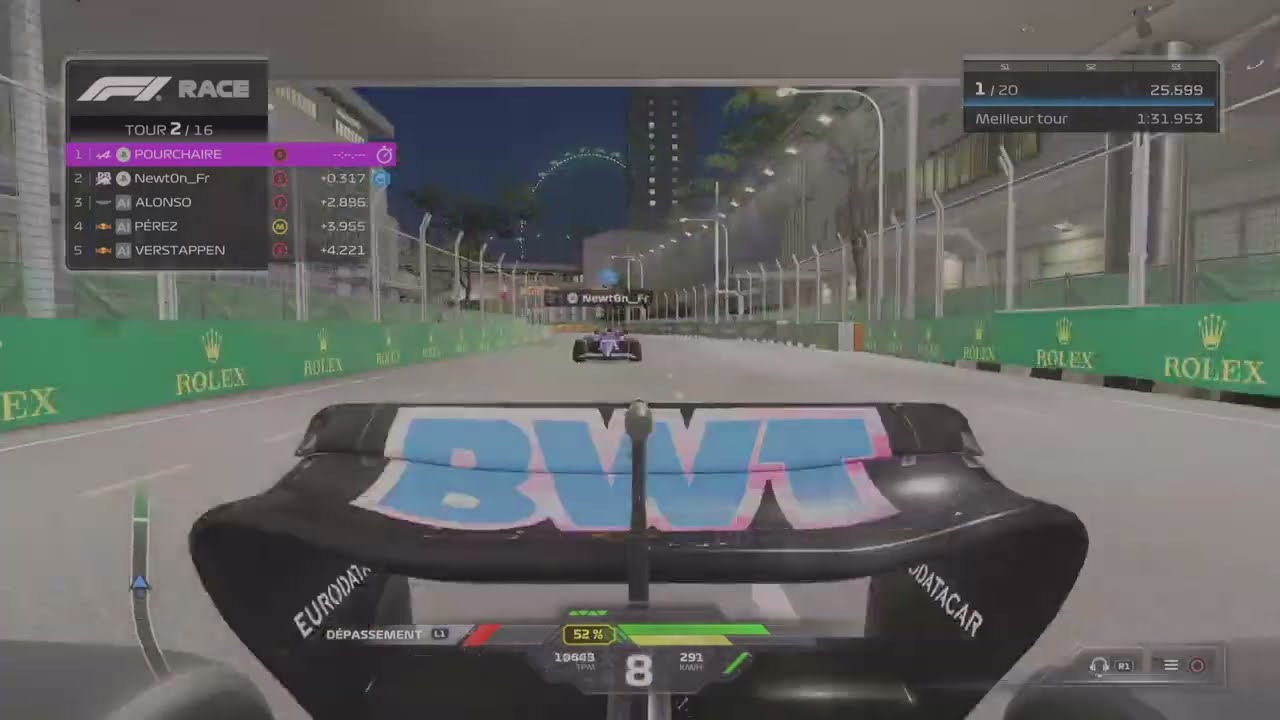 J'&eacute;tais s&ucirc;r qu'il allait plonger et qu'il prendrait pas le virage #F124