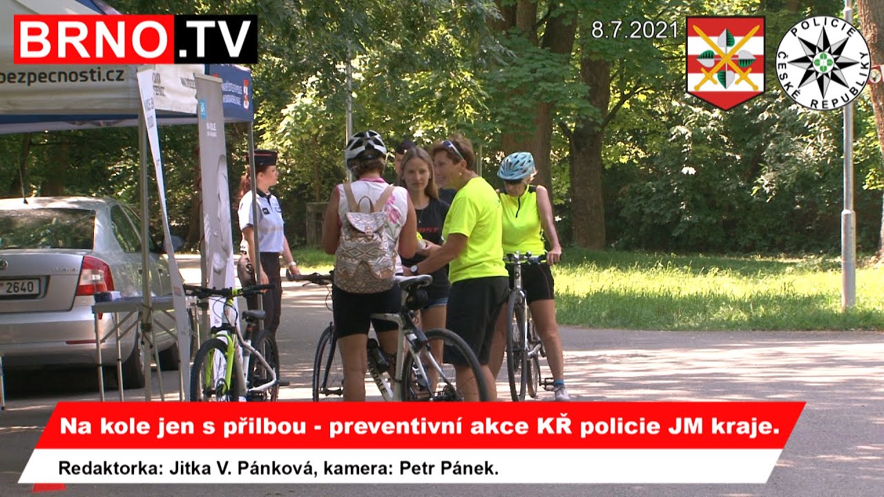 NA KOLE JEN S PŘILBOU - preventivní akce KŘ policie JM kraje | www.BRNO.TV