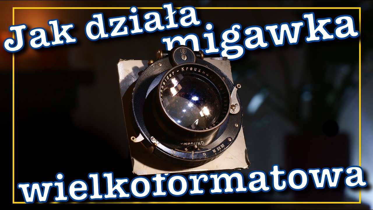 Obsługa migawki wielkoformatowej