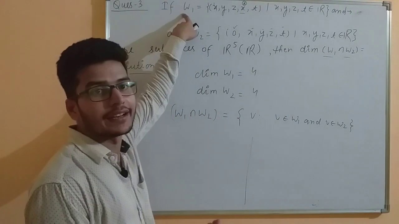 LINEAR ALGEBRA QUESTIONS: SUM OF SUB SPACES