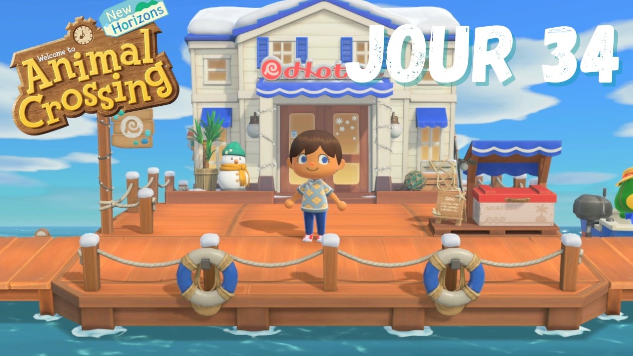 JOUR 34 SUR PISTACHE - NORMCORE ANIMAL CROSSING NEW HORIZONS 🤗 🌸