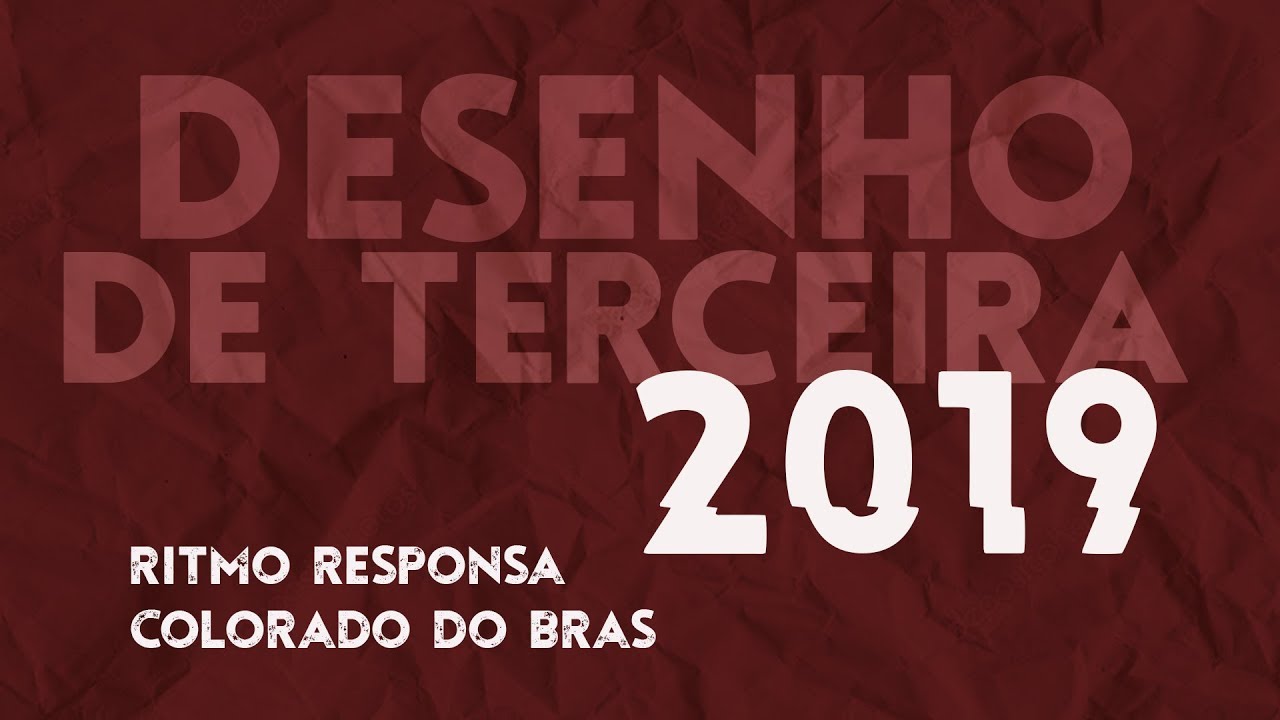 Desenho de Terceira - Colorado do Brás - Carnaval 2019 - Ritmo Responsa