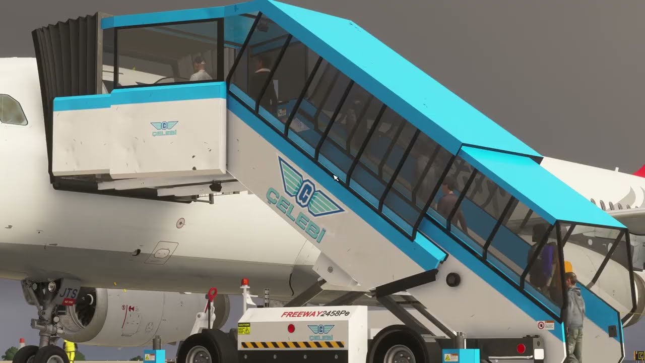 GSX PRO new update first look in MSFS 2024 fliying by Fenix A320