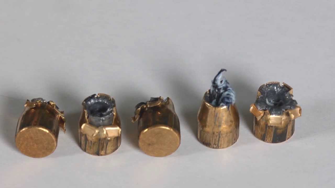Ammo Quest .380 Finals: Hydra Shok .380 ACP tested thru Denim in ballistic gelatin