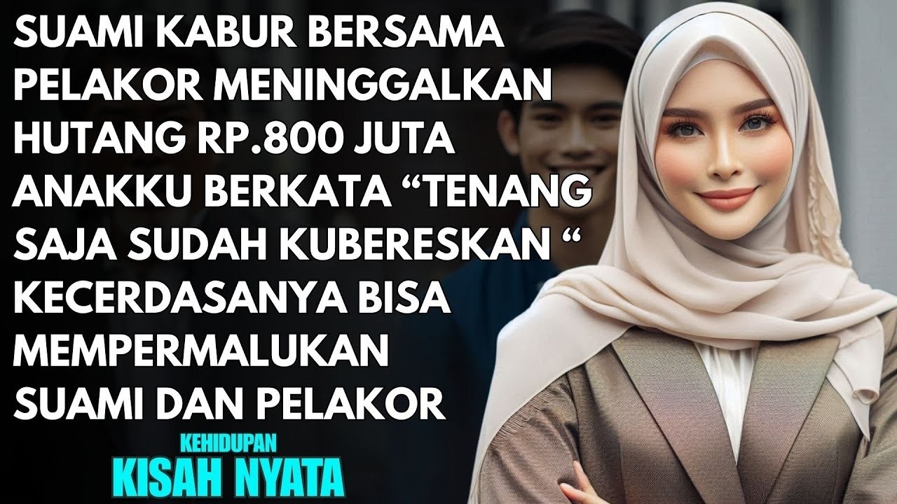 SUAMI KABUR BERSAMA PELAKOR MENINGGALKAN HUTANG 800 JUTA - ANAKU BERKATA ''TENANG SUDAH KUBERESKAN''