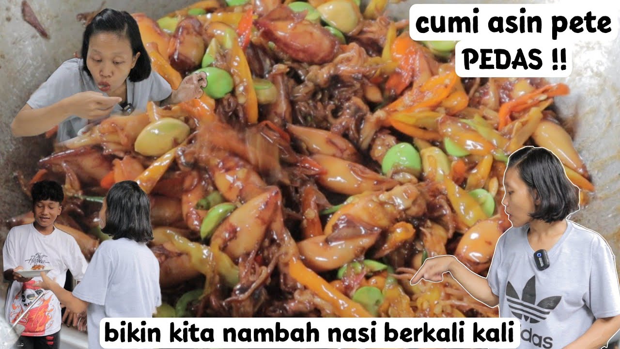 cumi asin pete pedas‼️bikin kita nambah nasi berkali kali