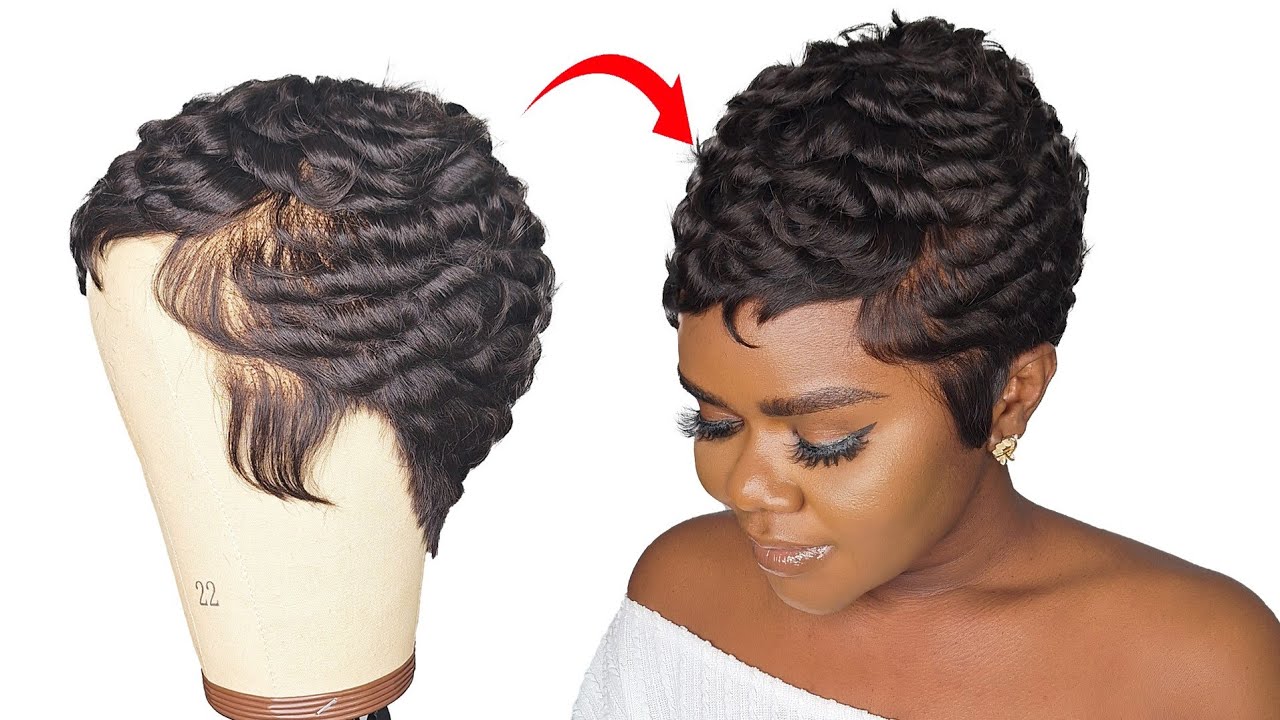 Curly Pixie cut you can't resist😍