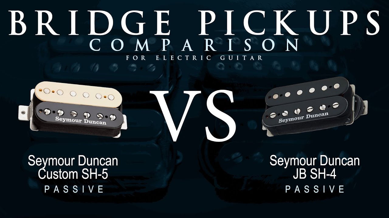 Seymour Duncan CUSTOM SH-5 vs JB SH-4 - Bridge Guitar Pickup Comparison Tone Demo