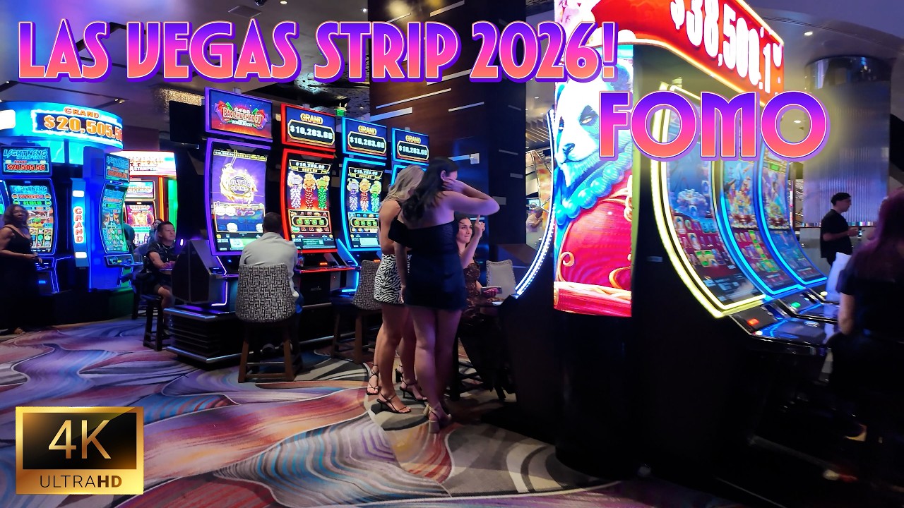 Las Vegas Strip Midnight Walk 4K | Aria, Cosmopolitan & Paris | April 2026 Nightlife