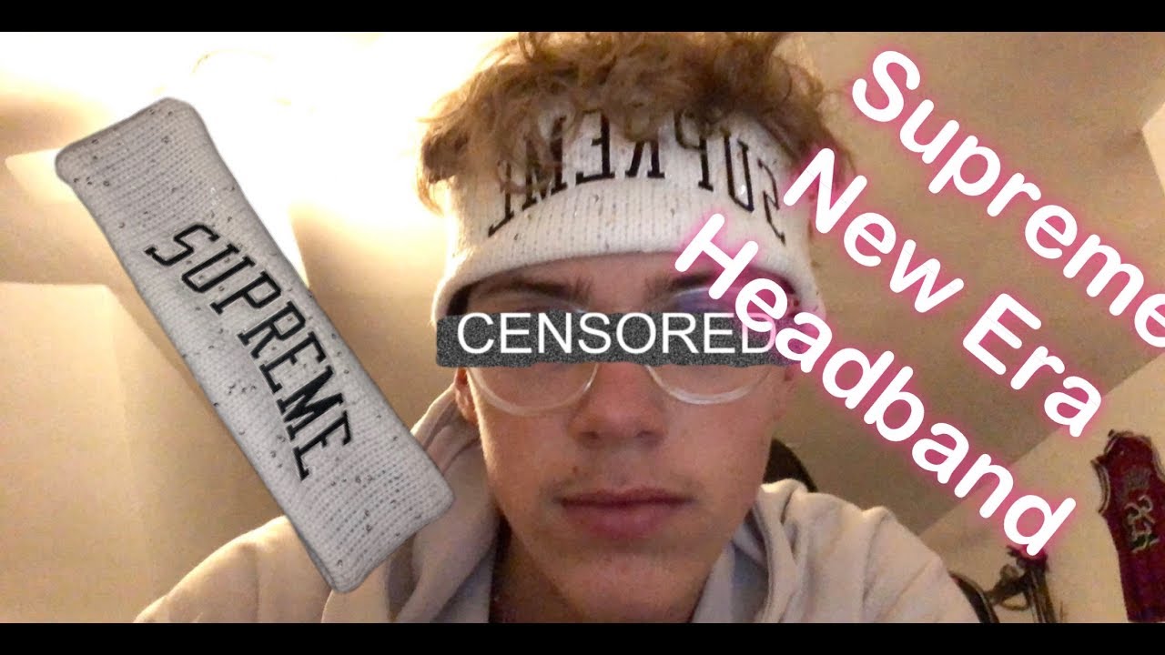 Supreme New Era Sequin Arc Logo Headband Review