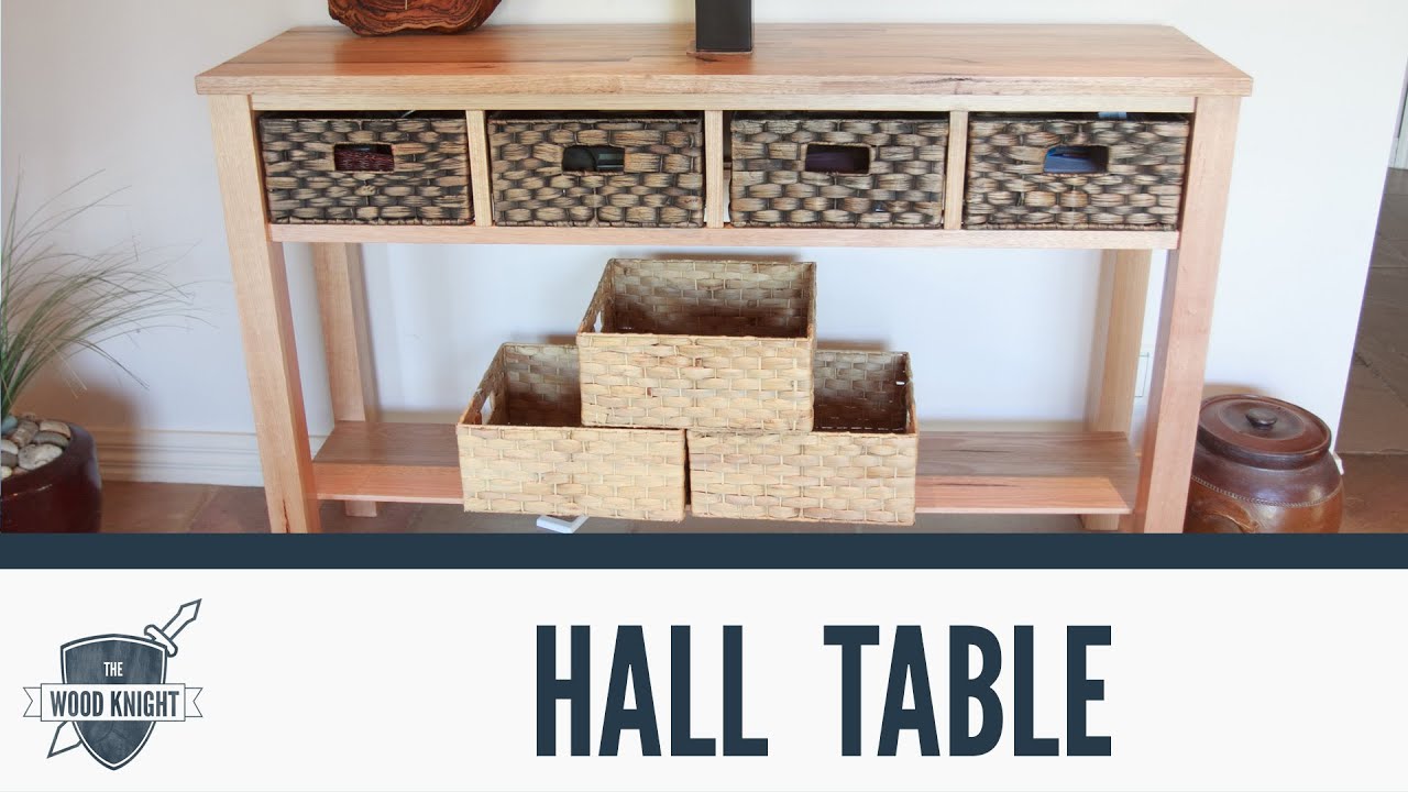 057 - Tassie Oak Hall table (for mum)