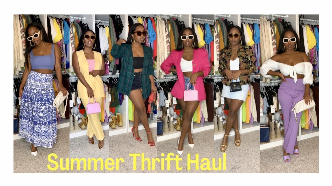 SUMMER THRIFT HAUL 2022 - Check out my latest thrifts finds!