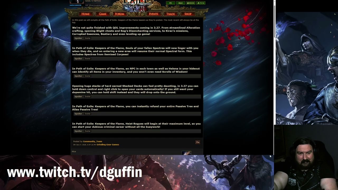 [PoE] 3.27. Обзор текущих Quolity of Life что были анонсированы для новой лиги.