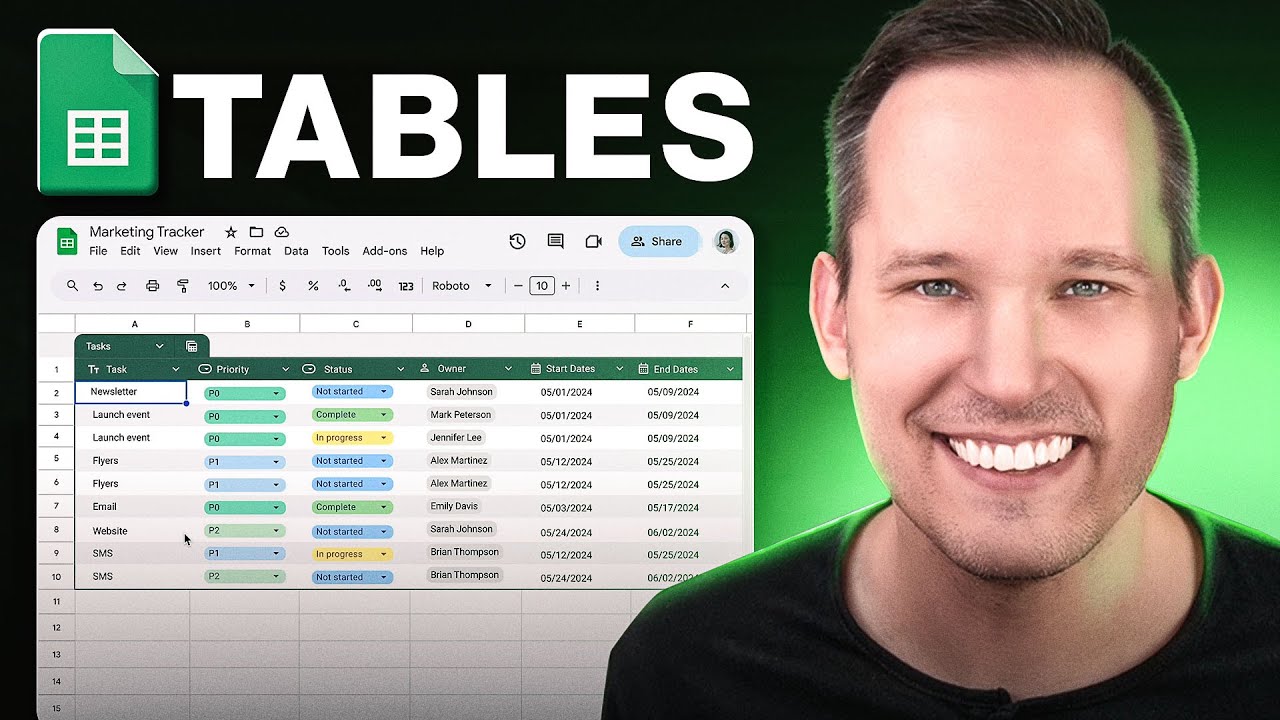 ✨ Google Sheets представляет таблицы