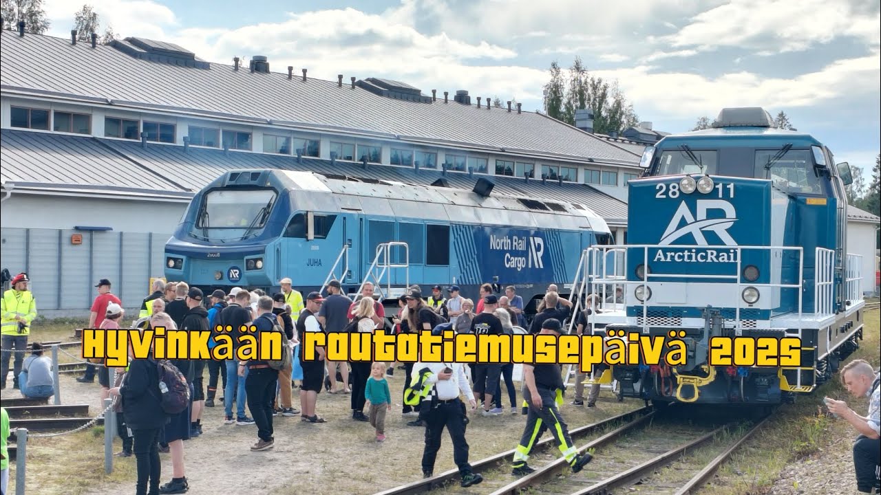 Hyvinkään Rautatiemusepäivä 2025 Feat @Trainspot Finland & @RAVINTOLAVAUNU ja muita