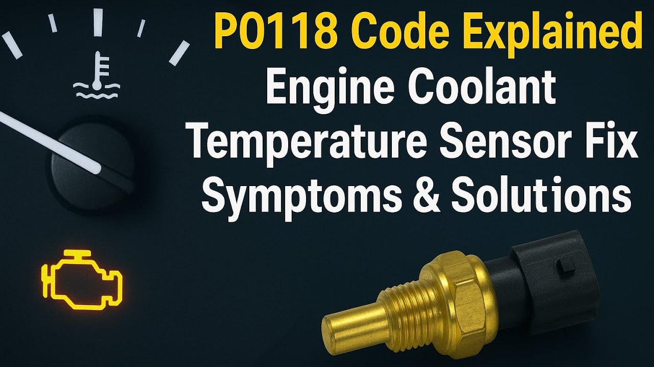 P0118 Code Explained &ndash; Engine Coolant Temperature Sensor Fix | Symptoms & Solutions