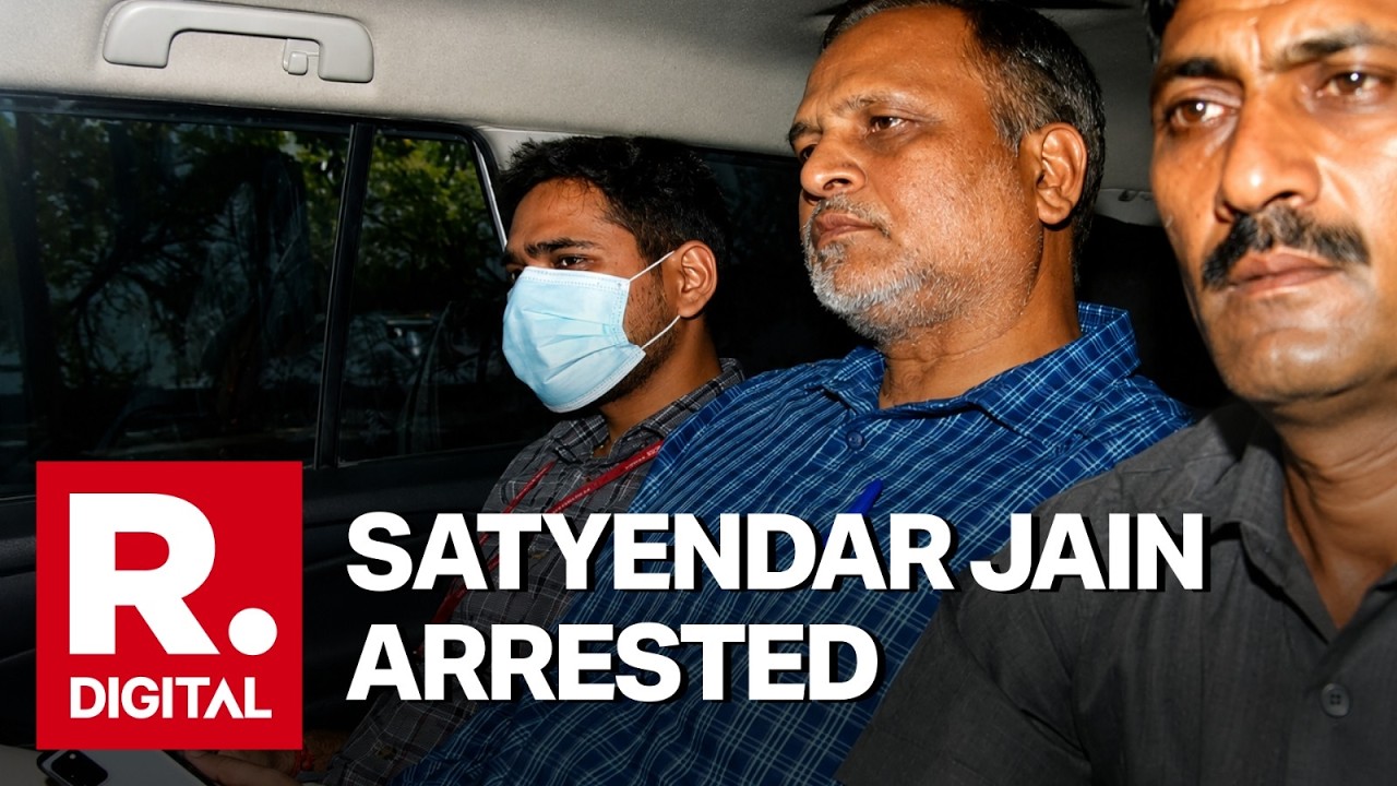 BREAKING | AAP&rsquo;s Satyendar Jain Arrested in Delhi Jal Board STP Tender Corruption Case