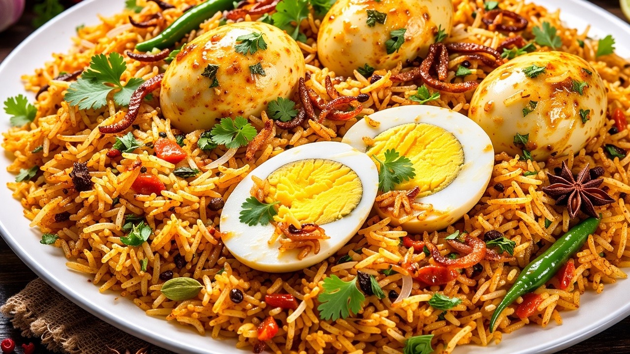 😱 अंडा बिरयानी बनाने का ये Secret तरीका! 🤯 खुशबू से पड़ोसी दौड़े चले आएंगे | Egg Biryani Recipe