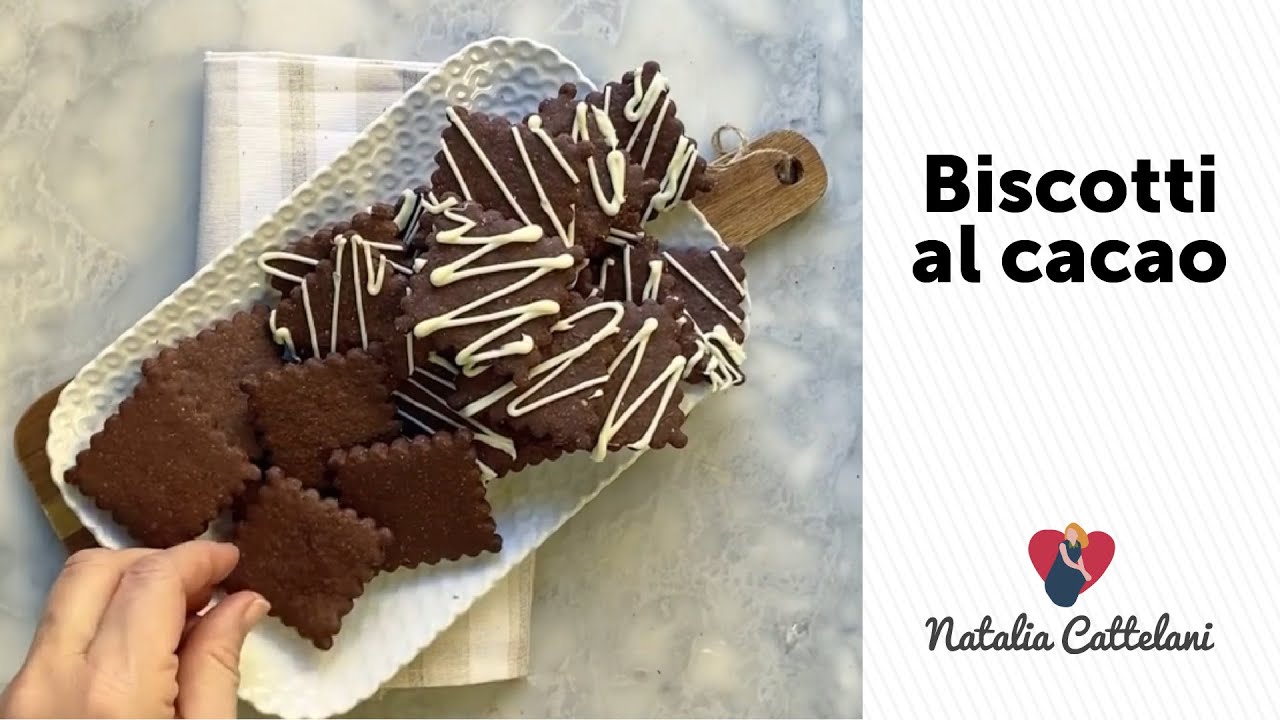 BISCOTTI AL CACAO | Ricetta facile e veloce | Natalia Cattelani