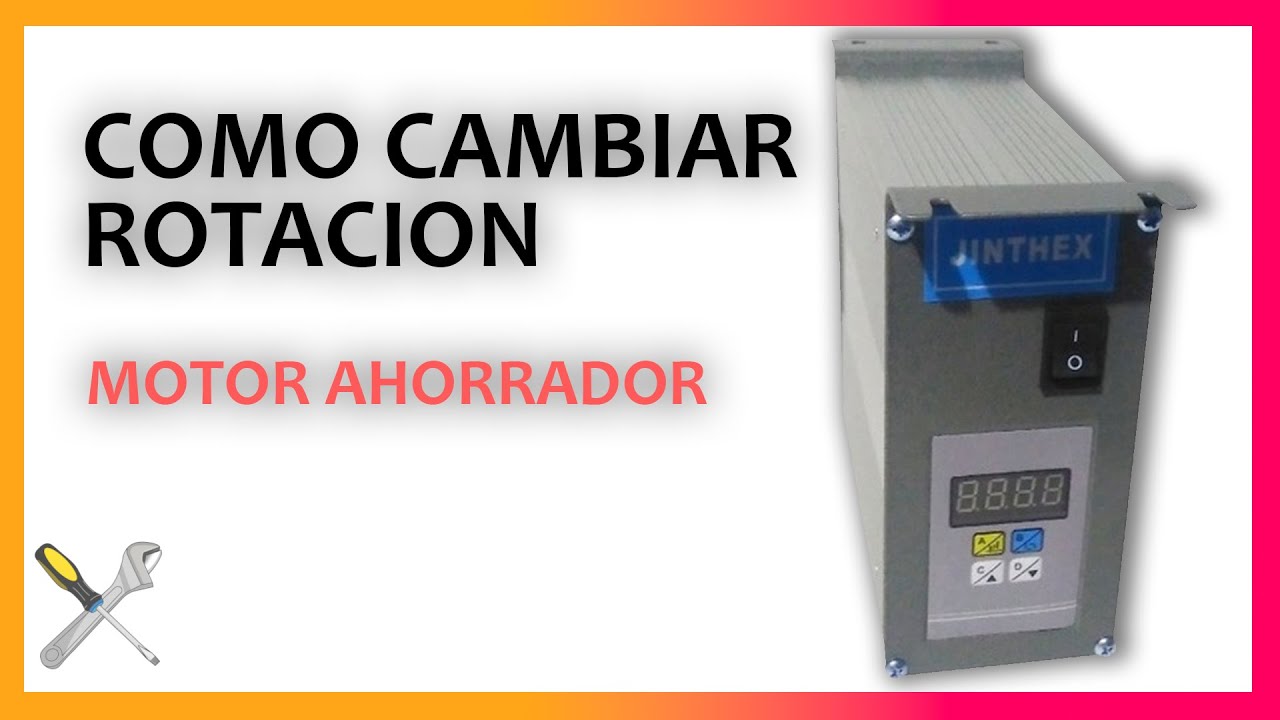cambio de ROTACIÓN MOTOR JINTHEX | MOTOR AHORRADOR (para máquinas de coser)