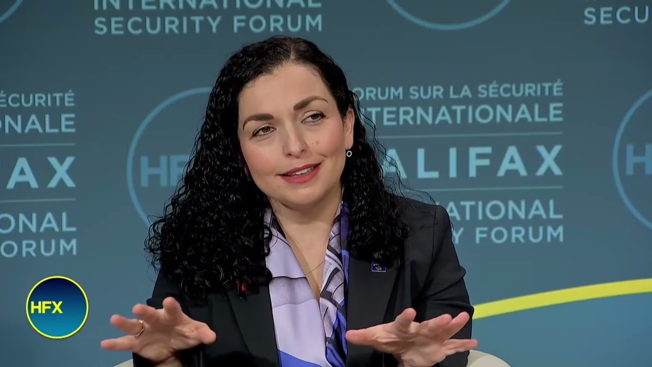 Adresimi i Presidentes Vjosa Osmani në panelin e Forumit Ndërkombëtar të Sigurisë në Halifax