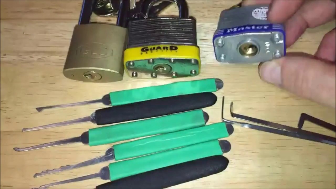 (003) Beginner Lock Picking Techniques: Raking, Rocking and Zipping