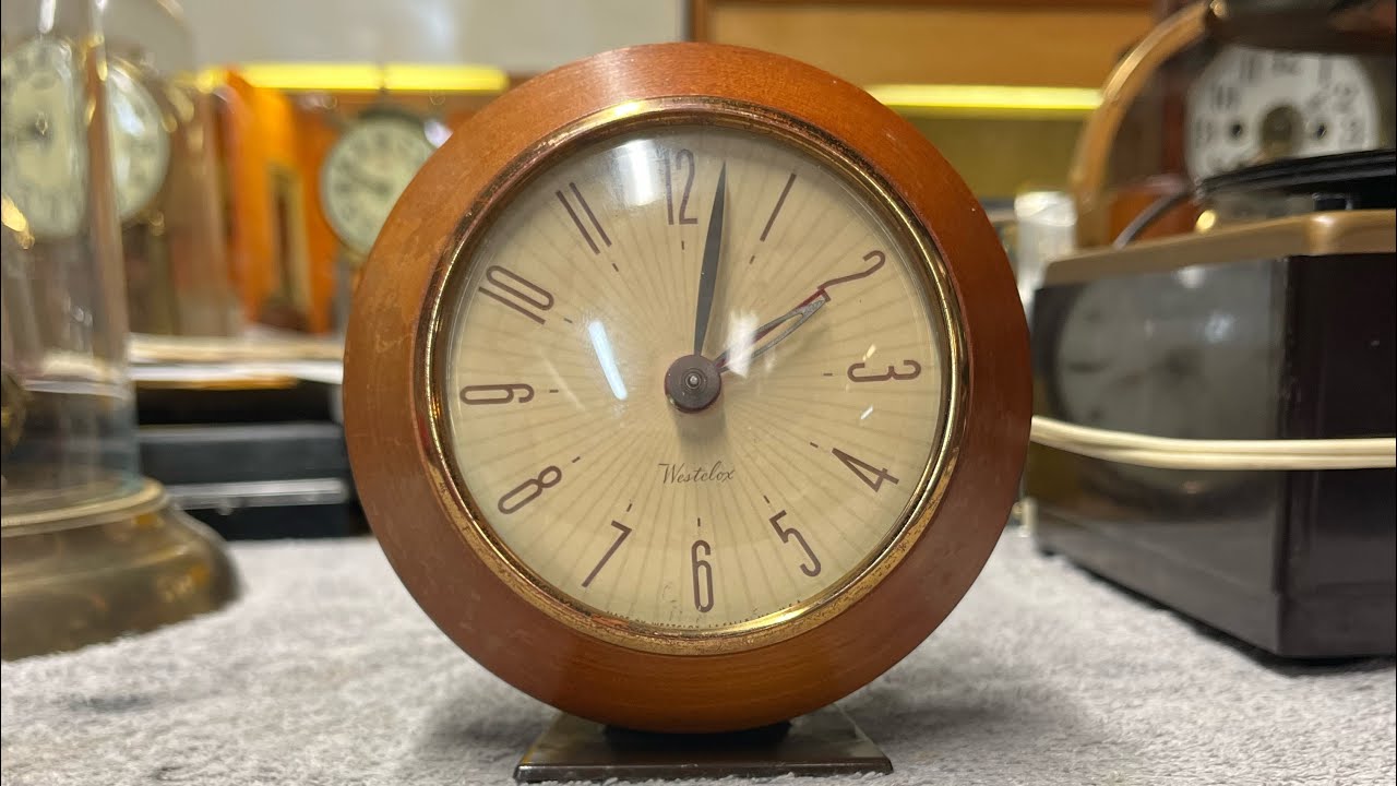 Как отремонтировать будильник Westclox MCM, примерно 1950-х годов.