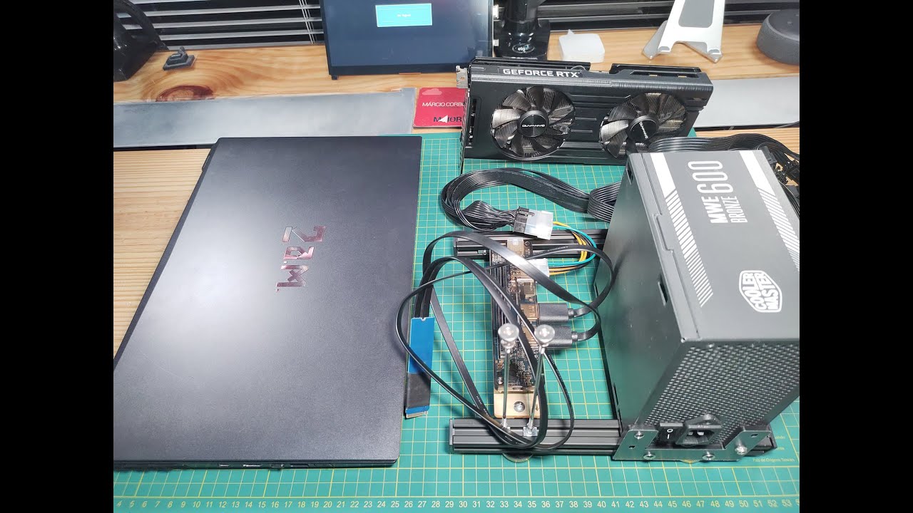 eGPU (Placa de v&iacute;deo externa) - #10 - EXP GDC BEAST V9 (NVME) - RTX 3060 / 2AM E550 / Clevo NB50TH