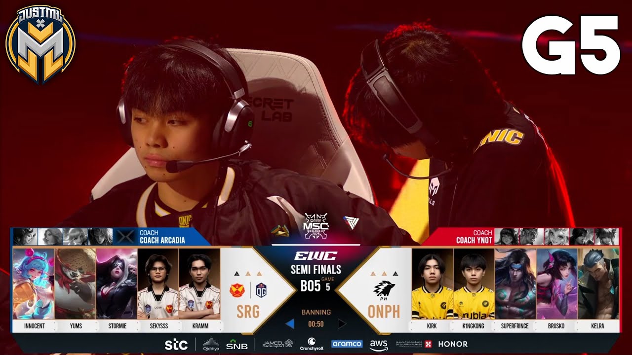ONIC PH VS SRG.OG GAME 5 | KNOCKOUT STAGE DAY 3 | MLBB MSC 2025