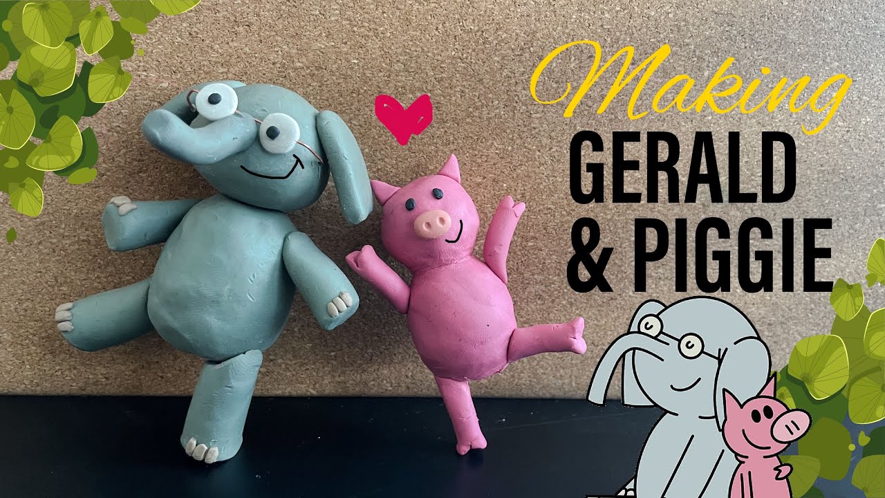 How to DIY clay Gerald and Piggie!