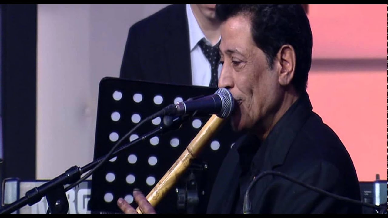عبد الله حلمى و تقسيم اثناء لقاء الفنان على الحجار فى سهره عن الخال عبد الرحمن الابنودى 23 4 2015
