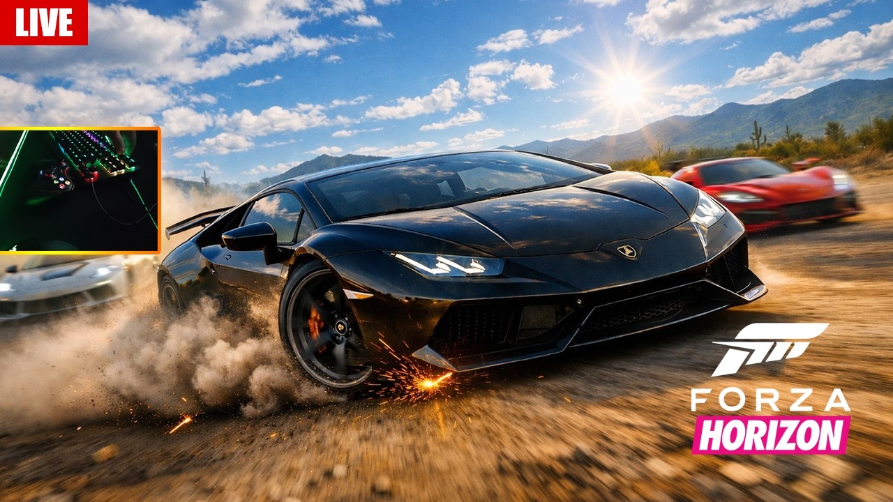 FORZA HORIZON 5 BEGINNER LIVE GAMEPLAY – Let’s Drive! 🚗 | Forza Horizon 5 Live 🔥
