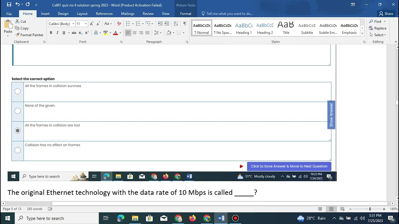 Cs601 quiz no 4 solution spring 2023