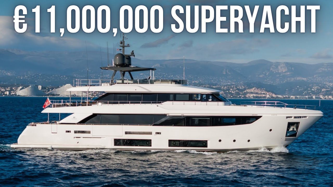 Путешествие на суперъяхте Custom Line Navetta 33 | Обзор суперъяхты стоимостью 11 000 000 евро