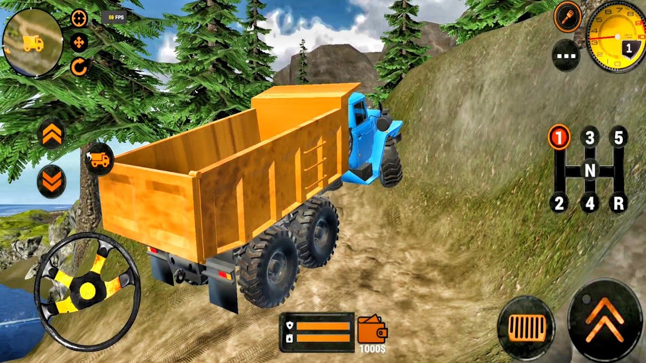 Backhoe Loader JCB Simulator Gameplay - Indian Vehicles JCB Truck Driving - Android Gameplay