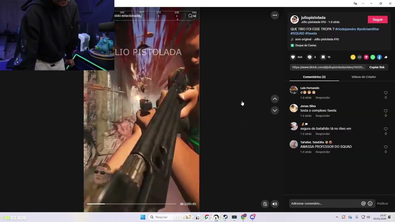 #loud_coringa em #Twitch | NADA DEMAIS KKKKKK