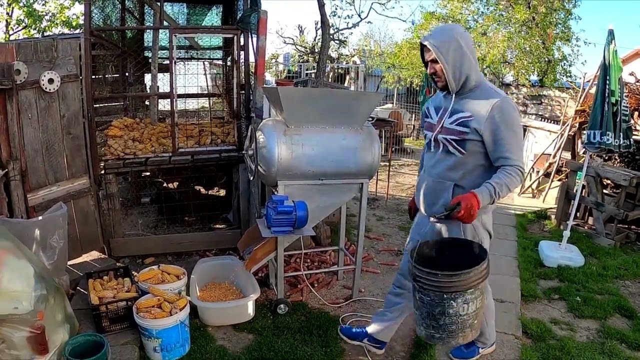 Cum merge batoza de curatat porumb ?