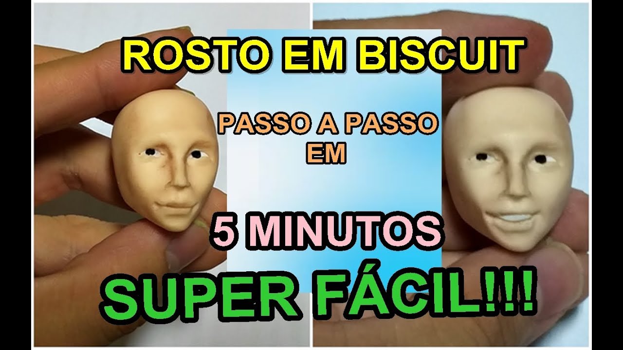 PASSO A PASSO ROSTO REALISTA (BISCUIT) SUPER FÁCIL PARA INICIANTES