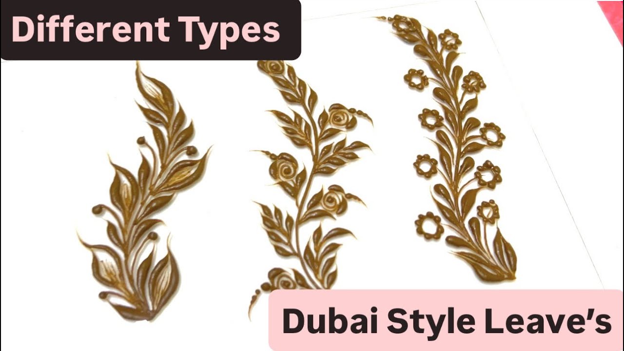Easy leaves mehndi design || Stylish gulf mehndi design || Dubai leaves mehndi || step by step