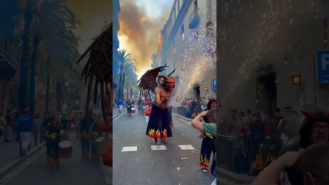 Street festival in Spain