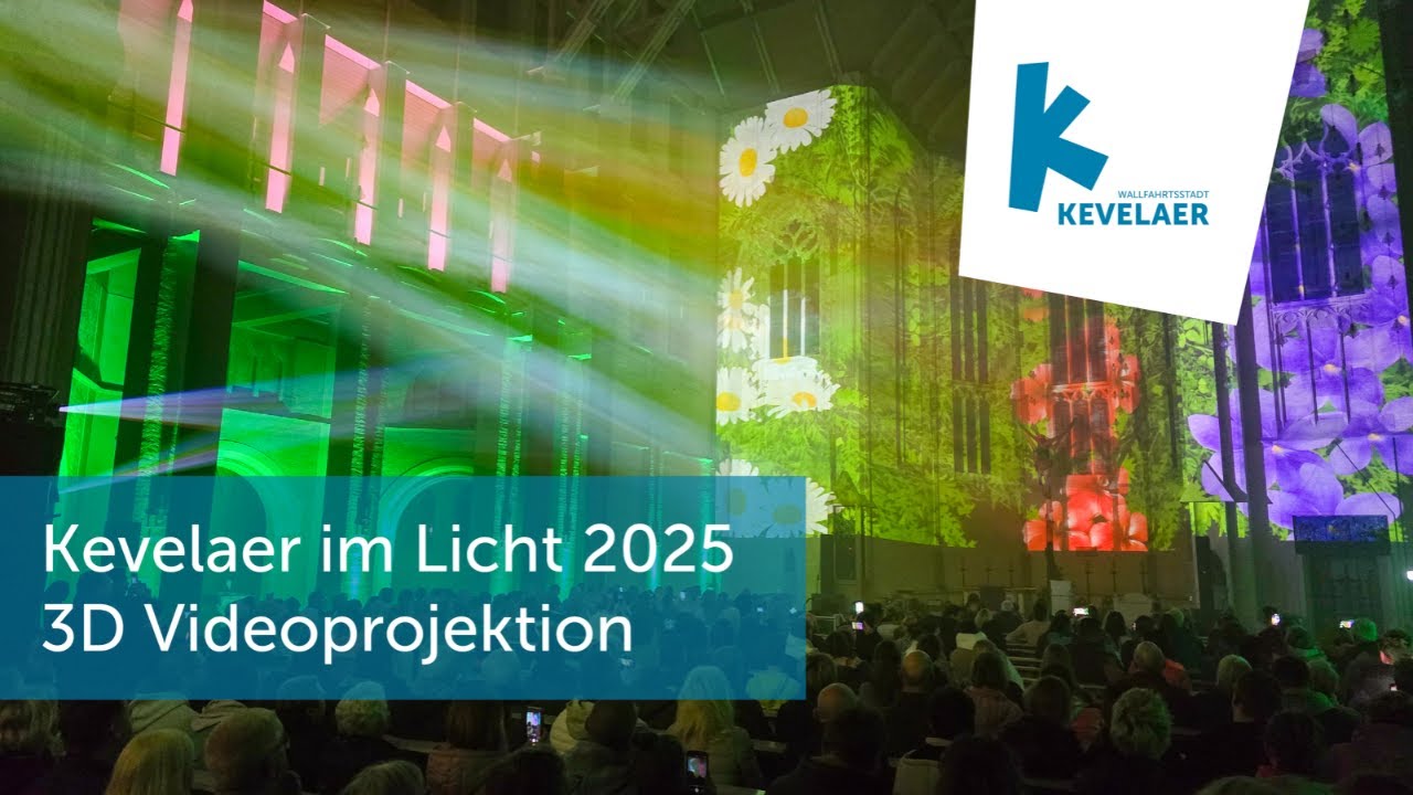 Kevelaer im Licht 2025 - 3D Videoprojektion
