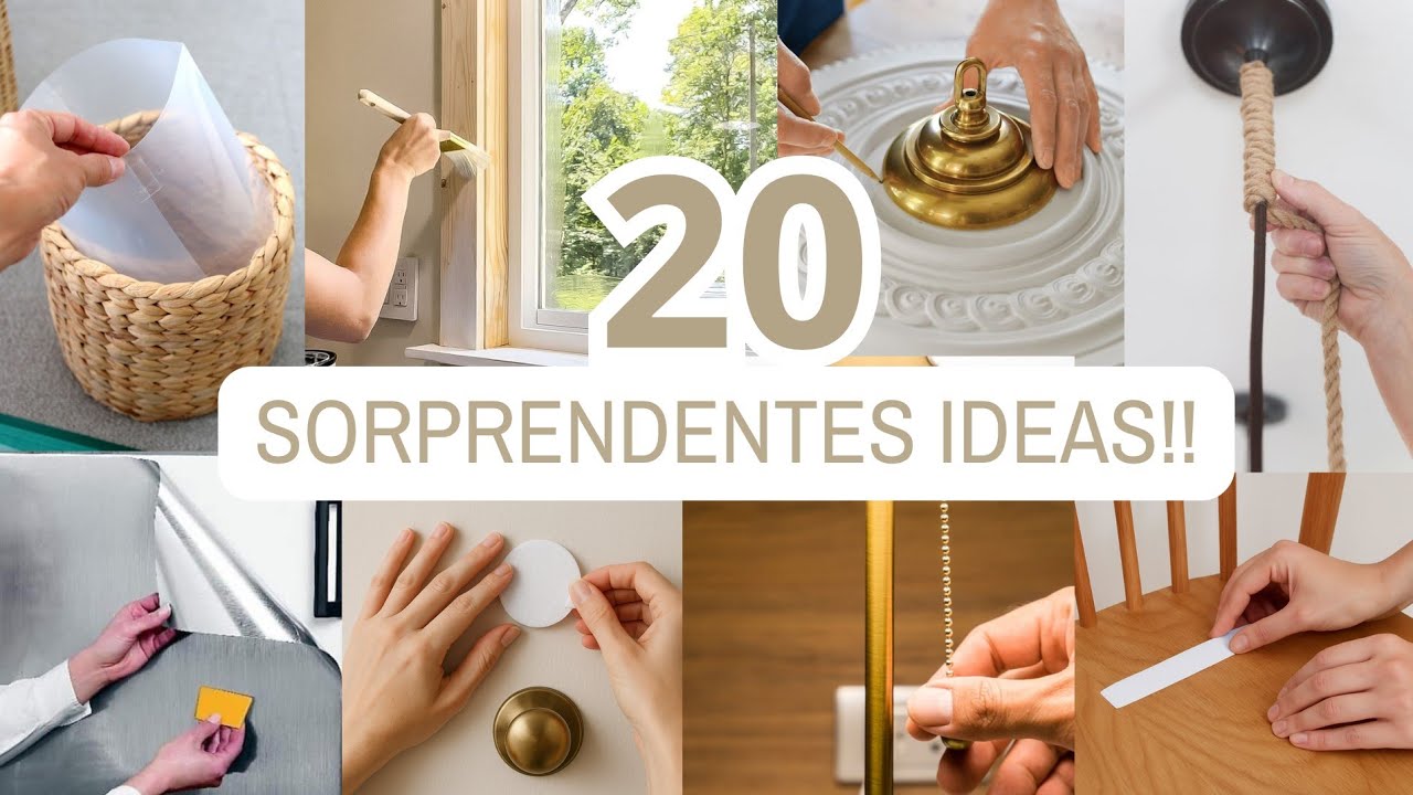 😱¡¡TIENES que VER ESTO!! 20 TRUCOS de Decoración que Solucionan Todo!!! 💸ECONÓMICO, RÁPIDO Y FÁCIL